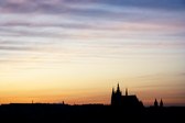 Západ slunce a Pražský Hrad